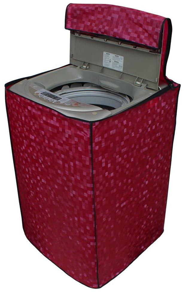 

Lithara DarkPink Waterproof Dustproof washing Machine Cover For PANASONIC Fully Automatic Top Load 5kg to 8 5kg washing machine