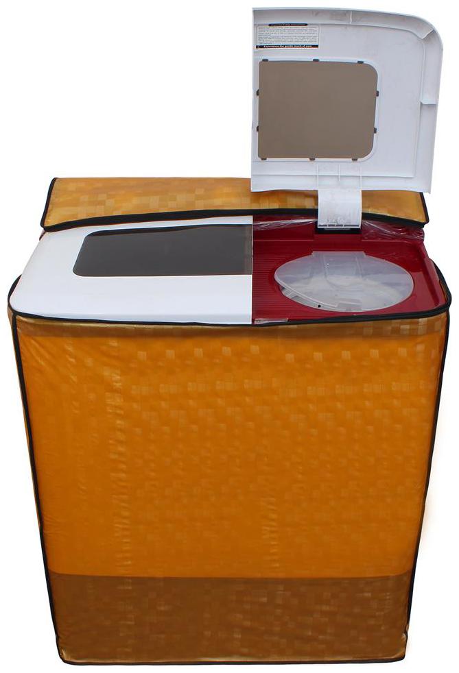 

Lithara Golden Waterproof Dustproof washing Machine Cover For PANA Semi Automatic Top Load -All size model