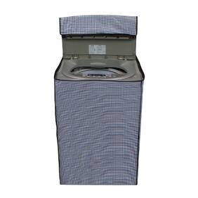 Lithara Grey Printed Covers for LG T72CMG22P 6.2Kg Fully Automatic Top Loading Washing Machine