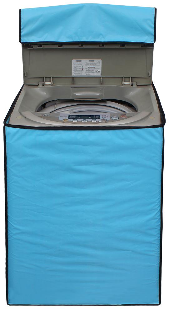 

Lithara Sky Blue Washing Machine Cover for Samsung 6 2 kg Fully-Automatic Top load (WA62M4100HY TL)