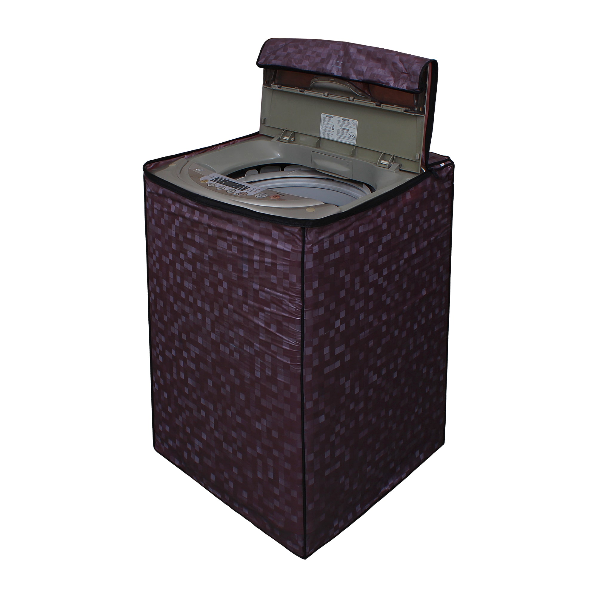 

Lithara Washing Machine Cover for Whirlpool 6 2 kg Fully-Automatic Top Loading Classic 622SD Color Brown