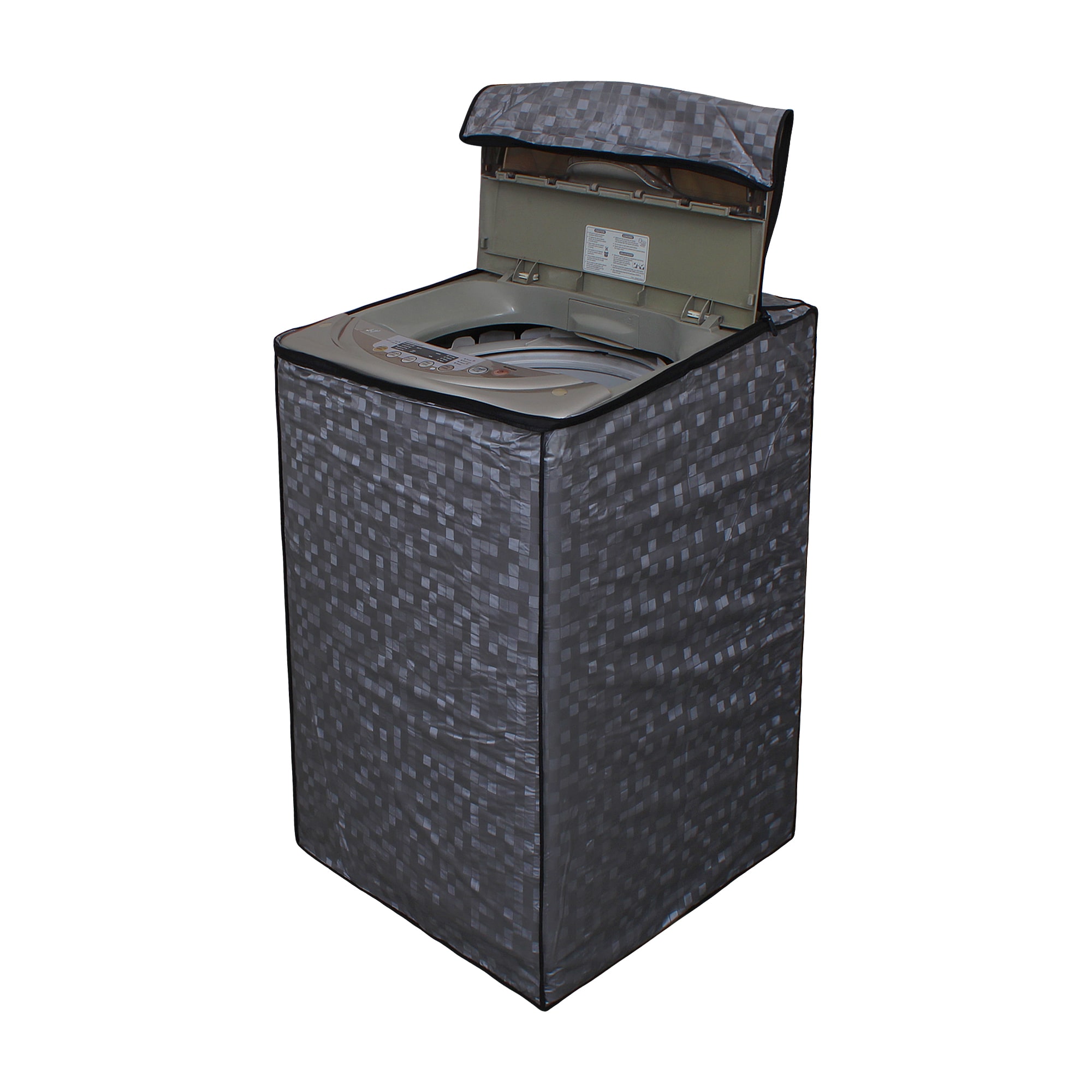 

Lithara Washing Machine Cover for LG 7 kg Fully-Automatic Top Loading T8077NEDLK Color Grey
