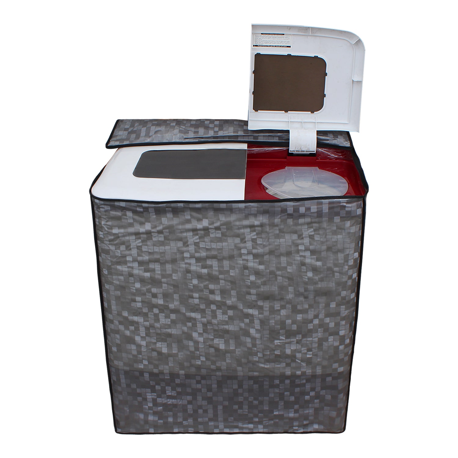 

Lithara Washing Machine Cover for Whirlpool 8 5 kg Semi-Automatic Top Loading Ace Turbodry 8 5 Color Grey