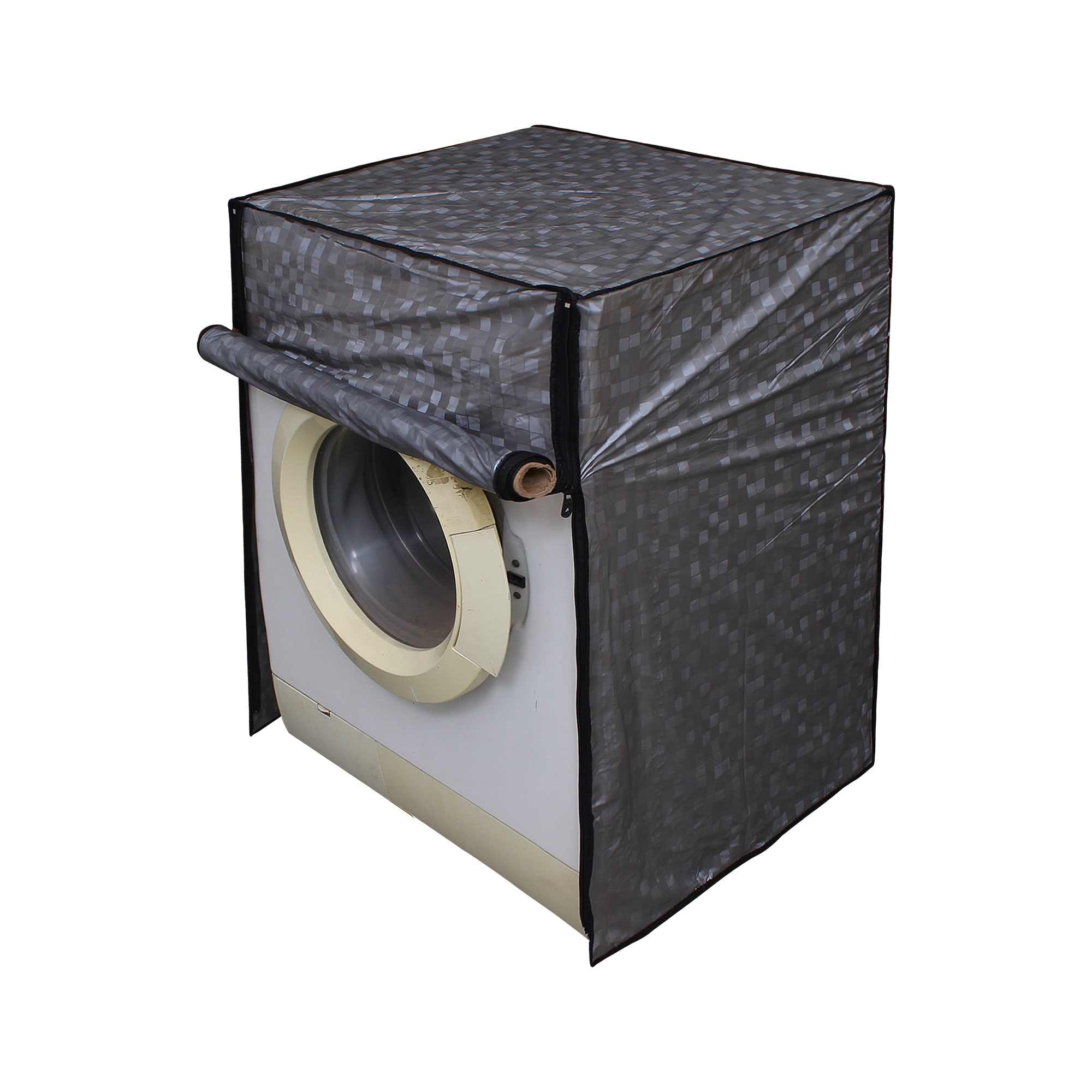 

Lithara Washing Machine Cover for Haier 6 5 kg Fully-Automatic Front Loading HW65-B10636NZP Color Grey
