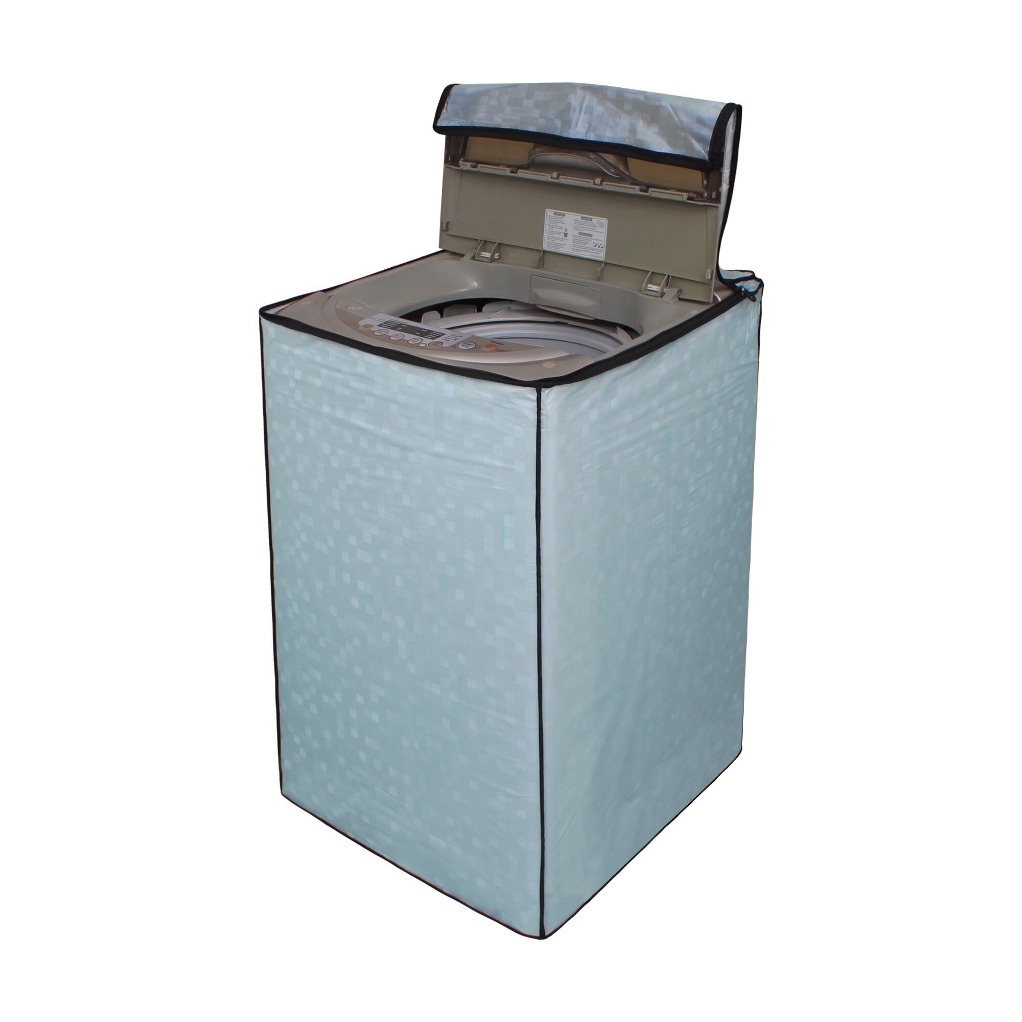 

Lithara Washing Machine Cover for Whirlpool 6 5 kg Fully-Automatic Top Loading Stainwash ULa 65H Color Sky Blue