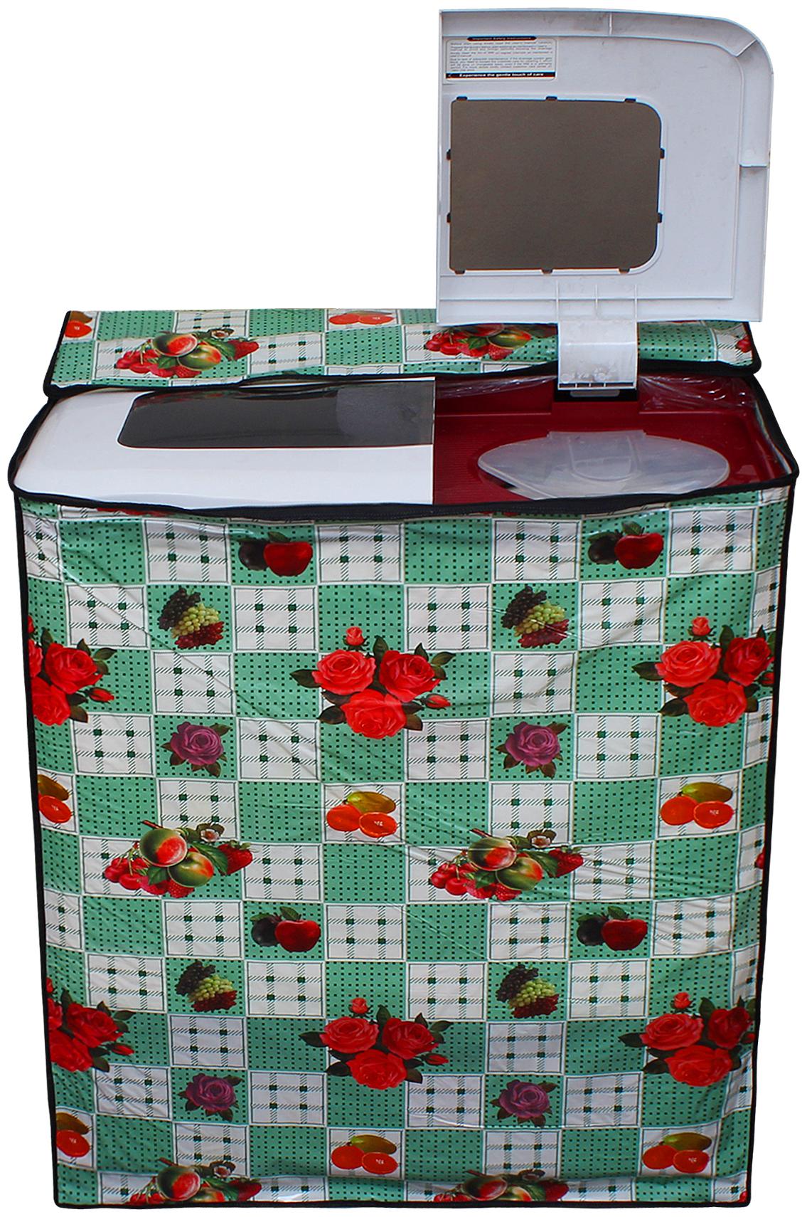 

Lithara Waterproof Washing Machine Cover for Semi-Automatic Top Load LG P9042R3SM 8 kg
