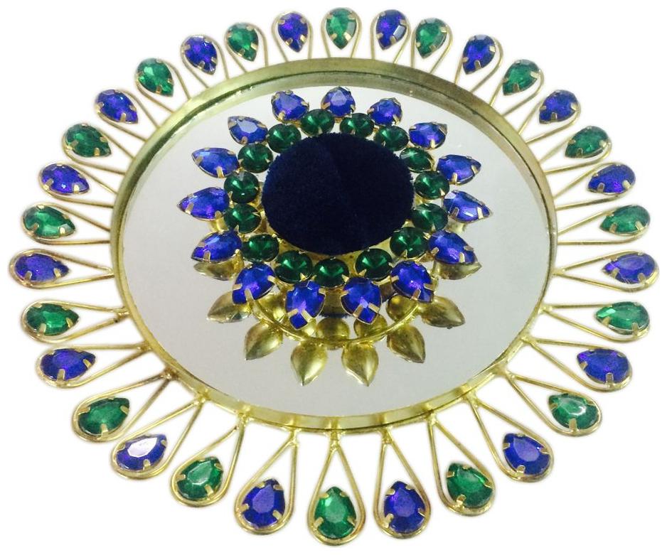 

Little Blue Wedding Engagement Ring Platter Holder with Single Ring Holder