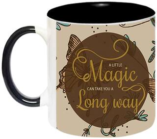 Little Magic Ceramic Coffee Mug by AshvahTM - MUG757-BLK