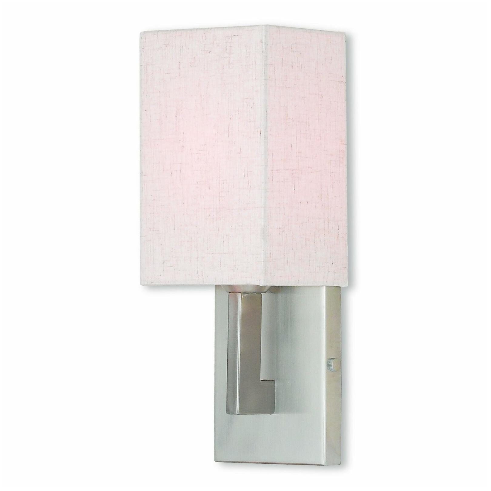 

Livex Lighting Meridian Brushed Nickel 1-light Wall Sconce Silver