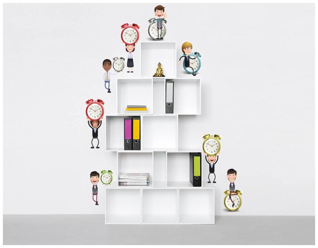 

Rawpockets Wall Stickers Living Room Time circle