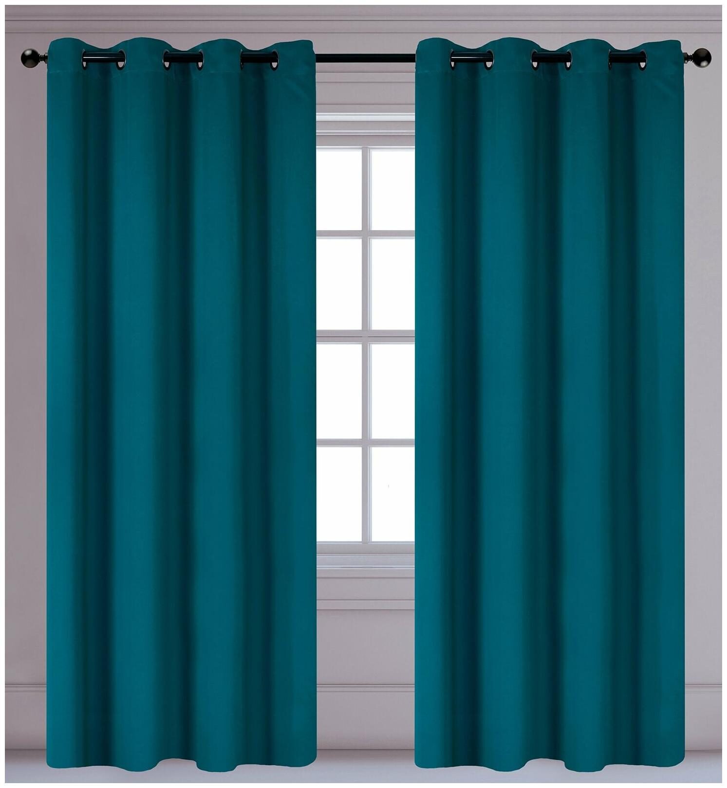 

LJ Home Fashions 319 Luxura Light Reducing Privacy Grommet Curtain Panels (Se