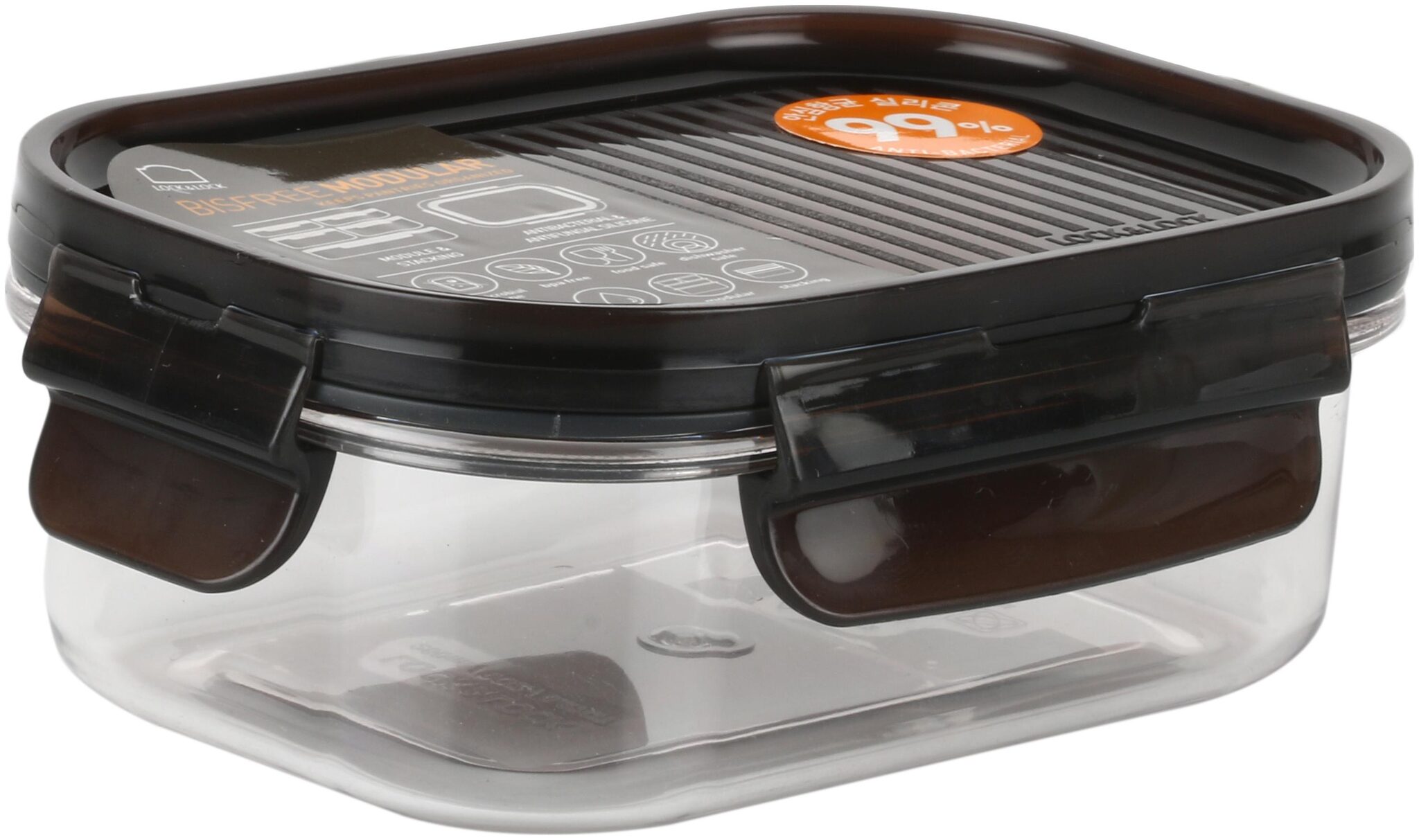 

Lock Lock 260 ml Transparent Plastic Container Set - Set of 1