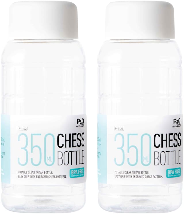 Lock & Lock Plastic Water Bottle Set of 2 ( Assorted , 350 ml )