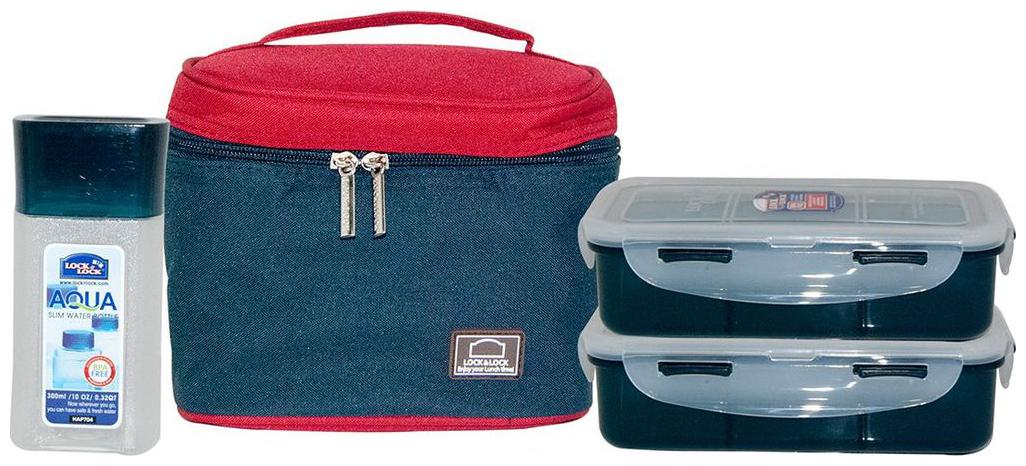 

Lock Lock Assorted Lunch box ( Set of 1 470 ml )
