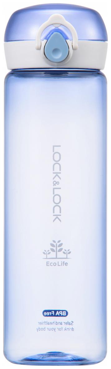 

Lock Lock Plastic Blue Water Bottle ( 550 ml Set of 1 )