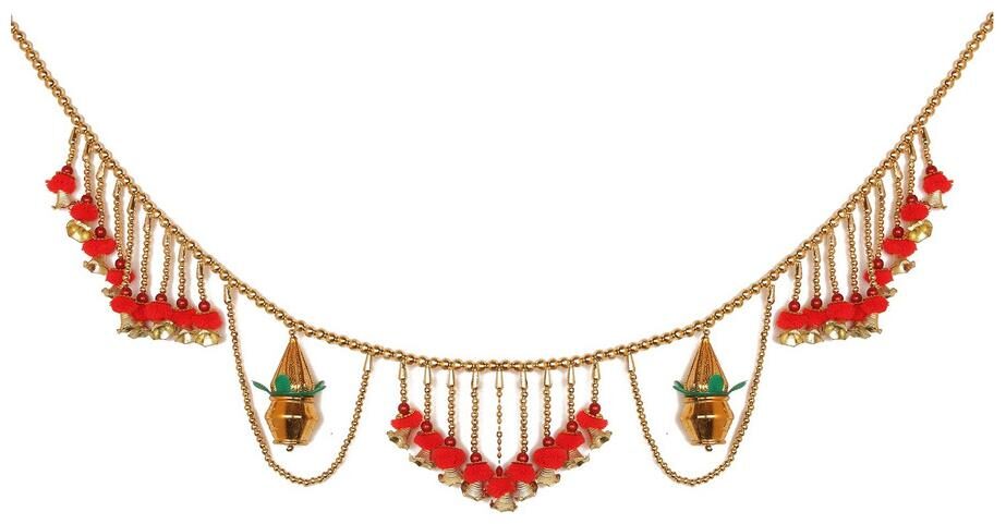 

LOF Double Kalash Door Hanging Toran Diwali Gift 3 5 ft