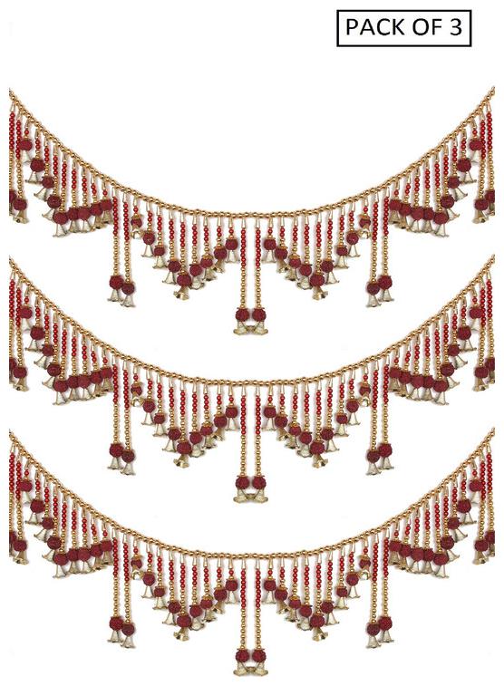 

LOF Radarashak Door Hanging Toran Diwali Gift 3 5 ft ( Pack of 3 )