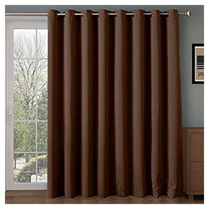 

FARSH Polyester Door Blackout Brown Regular Curtain ( Eyelet Closure Plain )