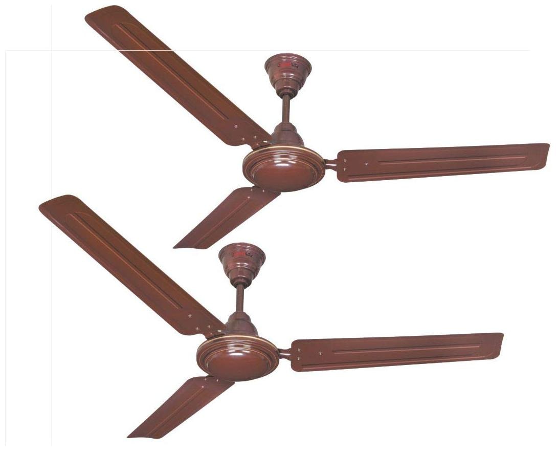 

Longway NEXA 1200 mm Economy Ceiling Fan ( Brown Pack of 2 )