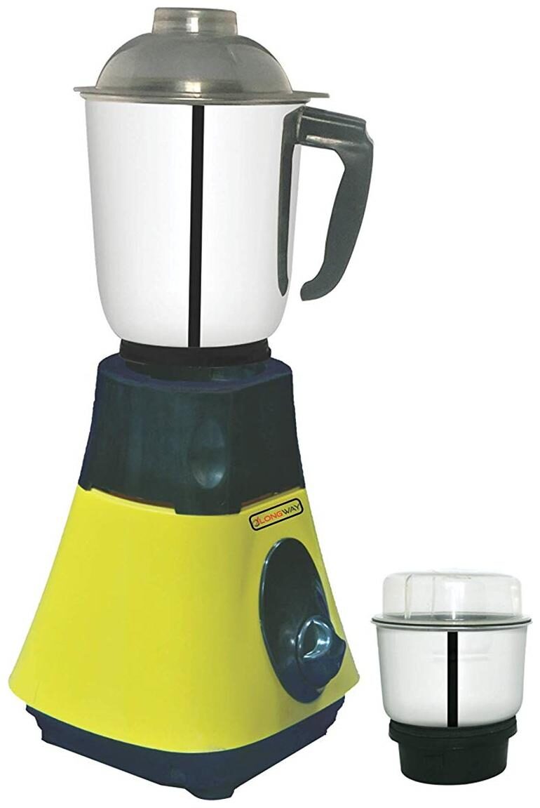 Buy Longway SUPER DLX 650 W Mixer Grinder ( Yellow & Black , 2 Jars