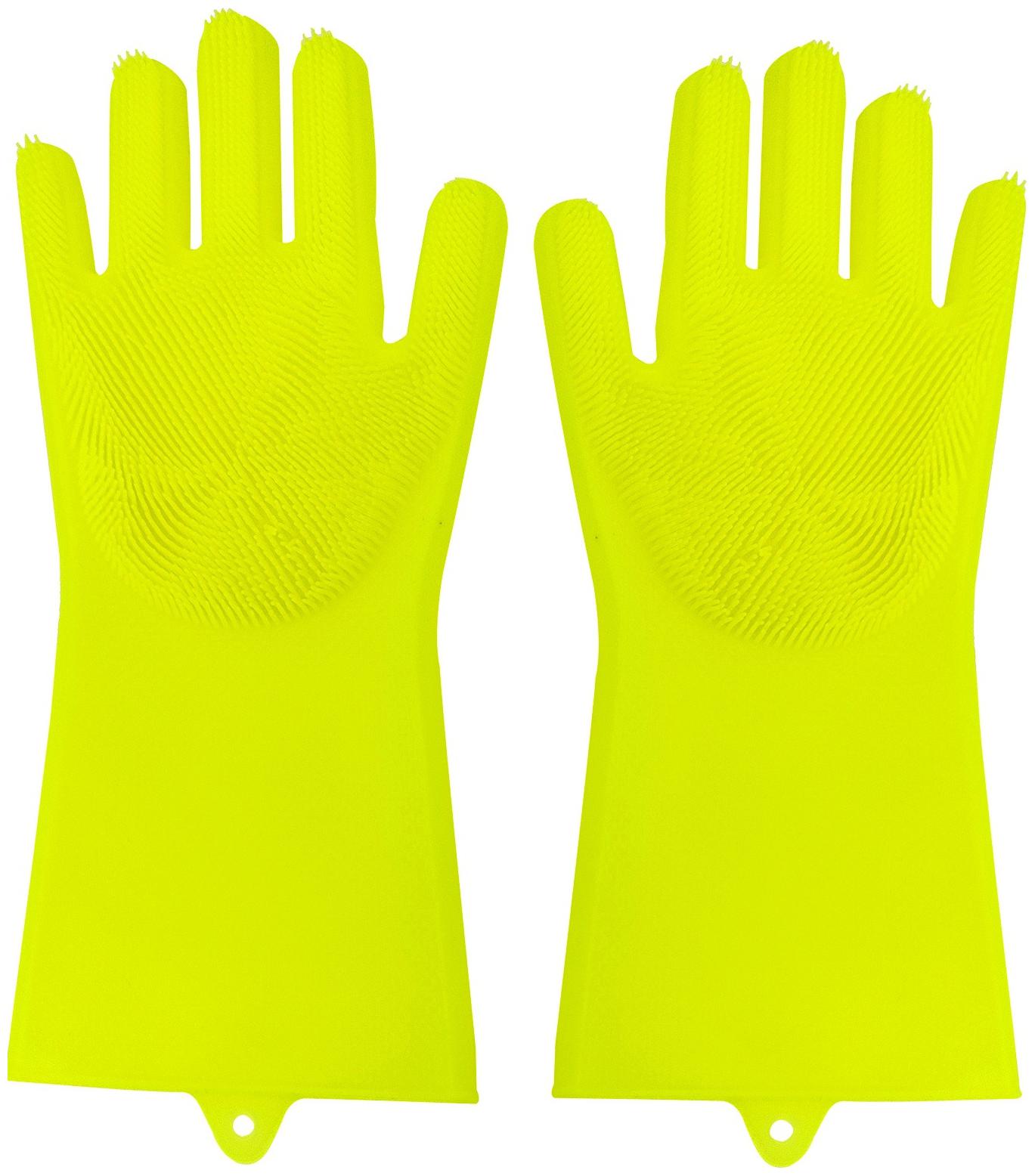 

Loomantha Multiple Function House keeping Silicone Magic Gloves (Set of 1)