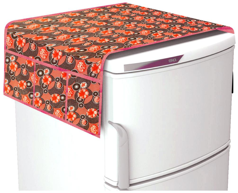 

LooMantha Non-Woven Fridge Refrigerator Top Cover With 6 Pocket