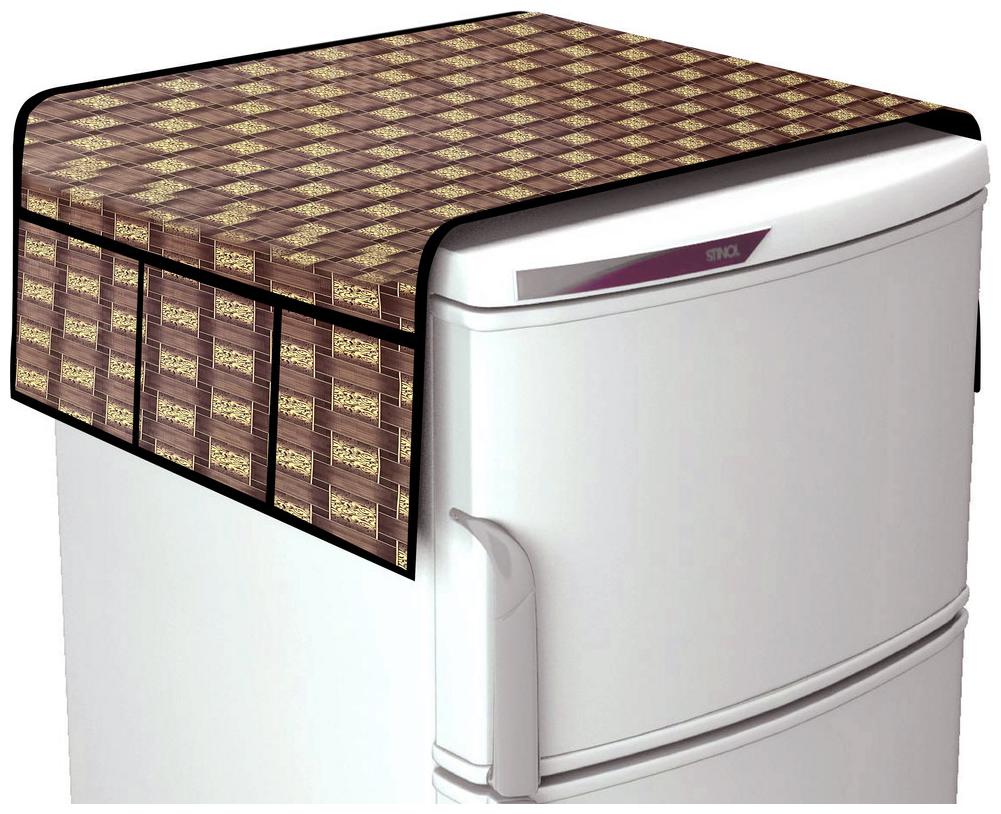 

LooMantha Non-Woven Fridge Refrigerator Top Cover With 6 Pocket