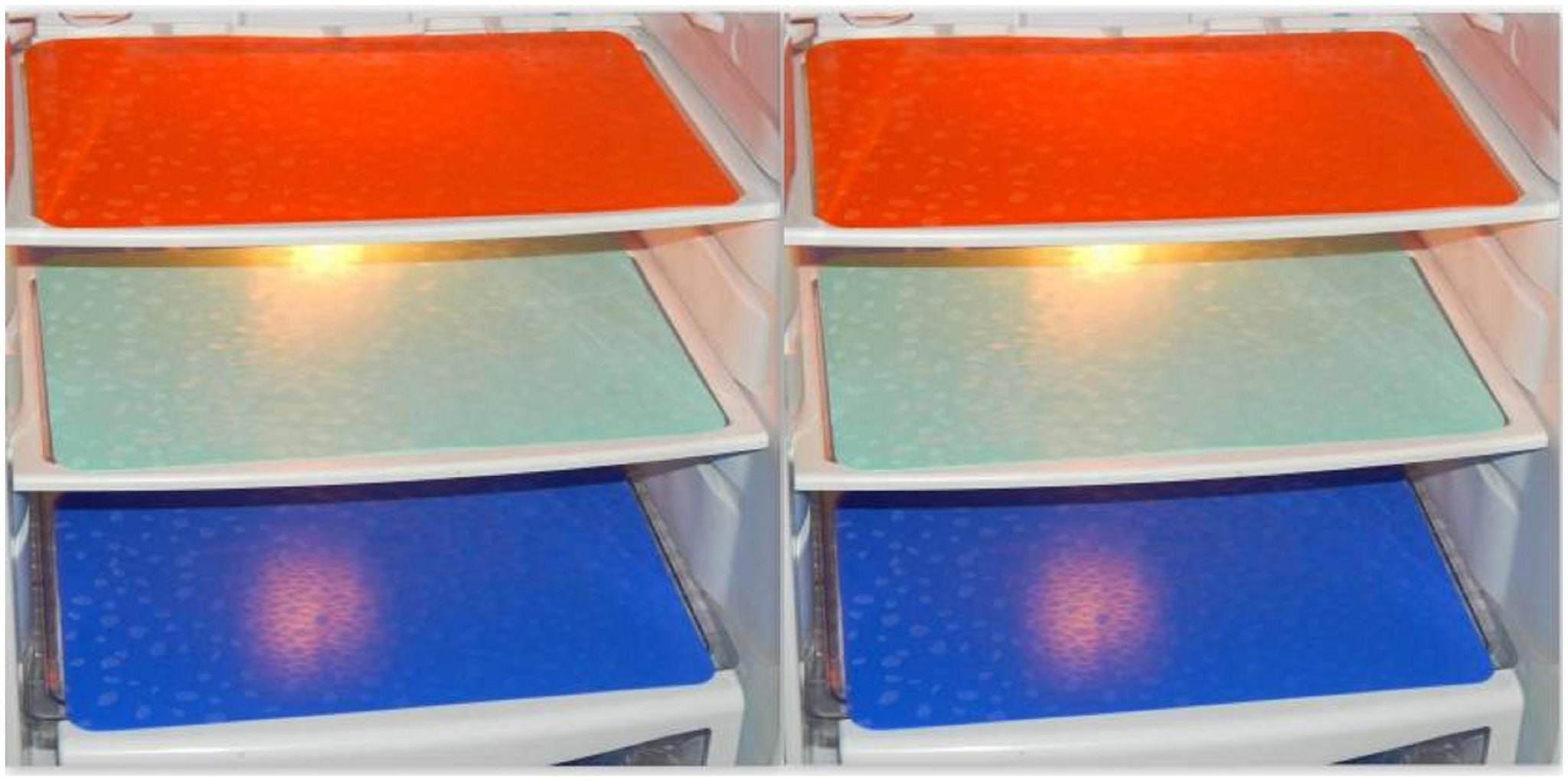 

LooMantha Pack Of 6 Multi crystal Refrigerator Fridge Drawer Mats
