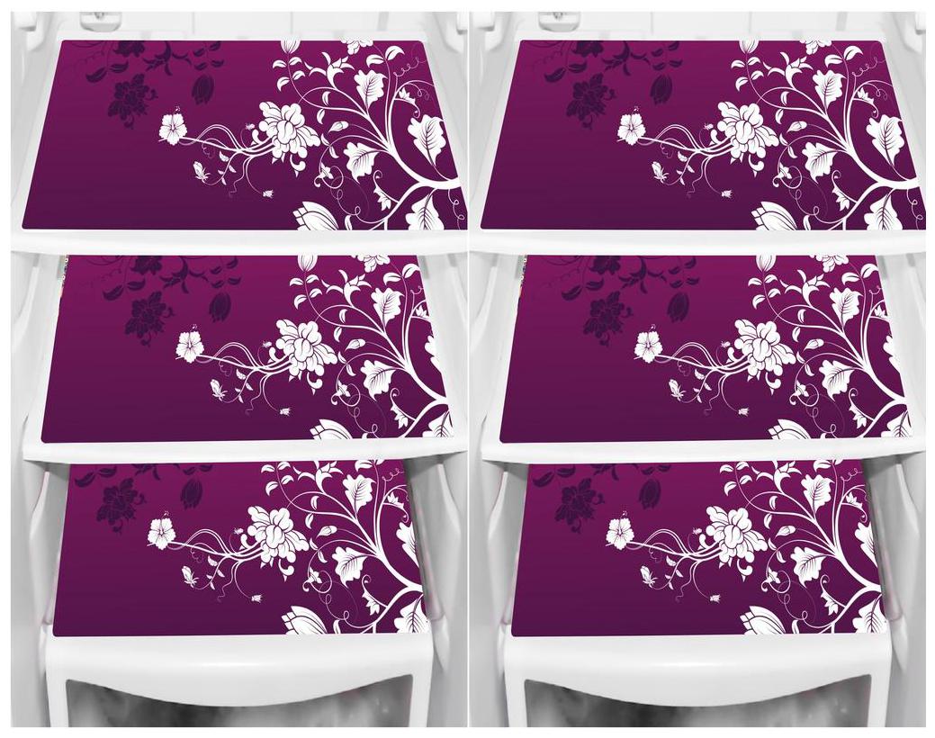 

LooMantha Pack Of 6 Refrigerator Fridge Drawer Mats L-2 Design