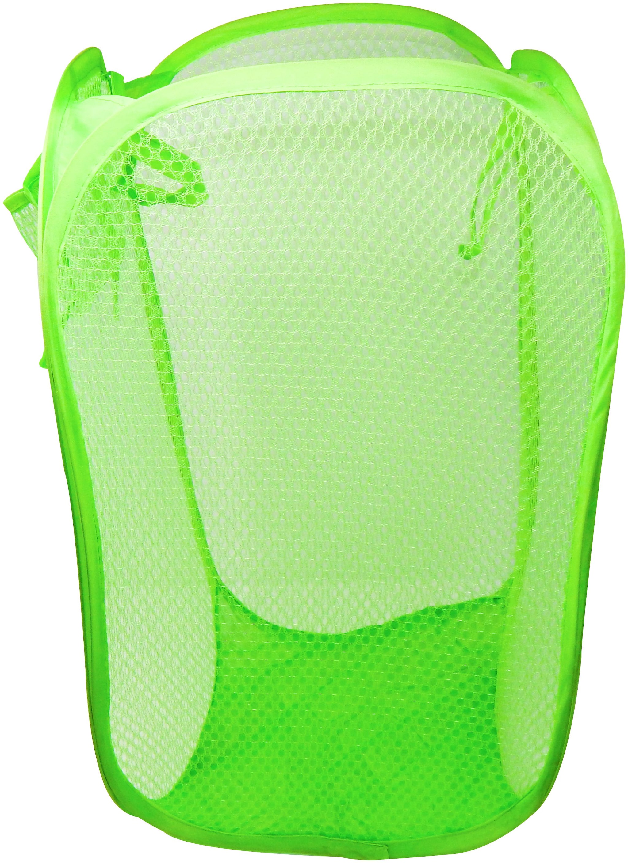 

LOOMANTHA Nylon Green Laundry Basket ( Set of 1 )