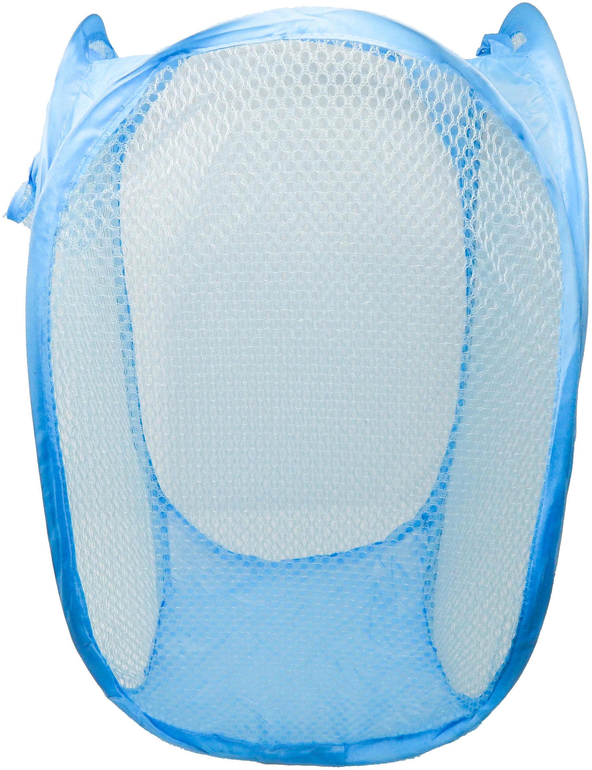 

LOOMANTHA Nylon Blue Laundry Basket ( Set of 1 )