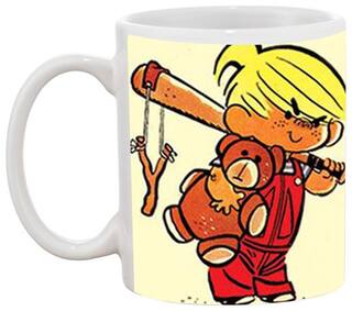 Loonie Tunes Birthday Gift for Kids Ceramic Mug by AshvahTM Mug-1865