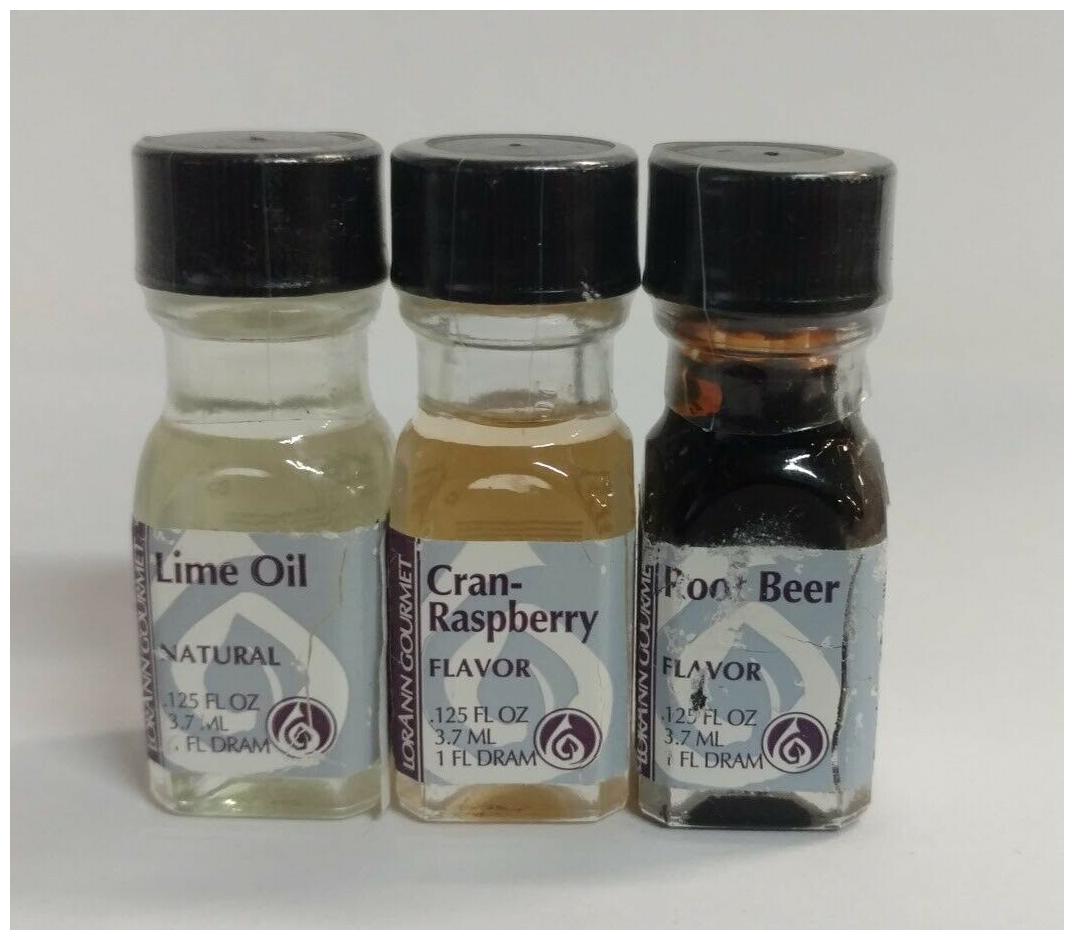 

LorAnn Oils Bundle Lime Oil Cran-Raspberry Root Beer