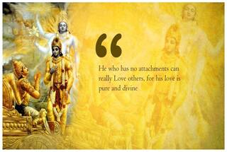 Lord Shree Krishna with Arjun Mahabharat Poster