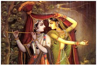 Lord Shri Radhe Krishna Poster
