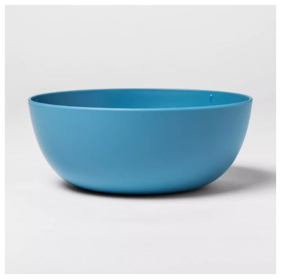 

Lot Of 4 37oz Plastic Cereal Bowl Blue - Room Essentials