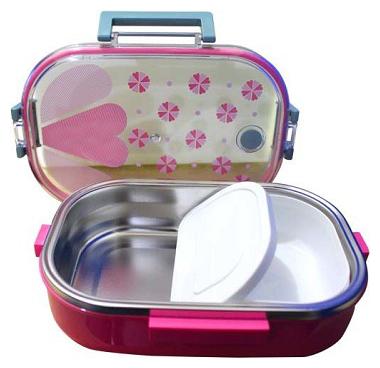 

Lovato Pink Lunch box ( Set of 1 710 ml )