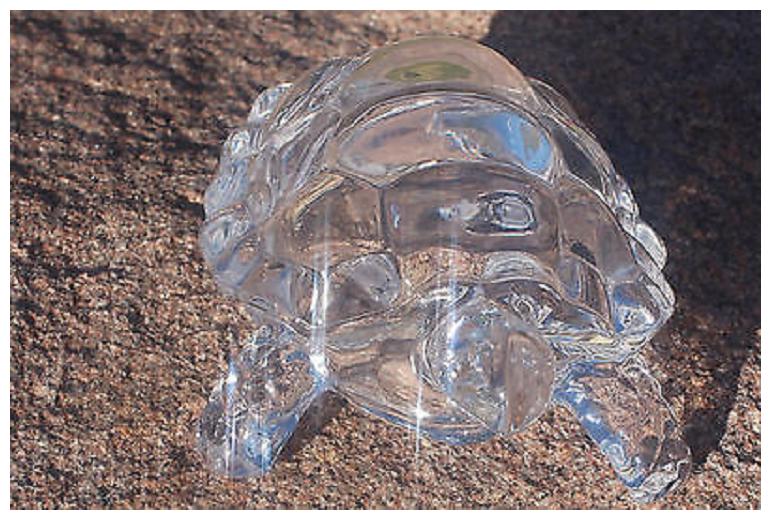 

Lovato Vastu and in Feng Shui Shine Crystal Kachua Showpiece - 5 cm (Crystal White)