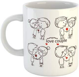 Love Couple Ceramic Mug - Couples Gifts;Valentines Day Gifts for Boyfriend;Anniversary Gifts for Him;His and Hers Gifts;Boyfriend Gift Husband Gifts by AshvahTM -Mug-1663