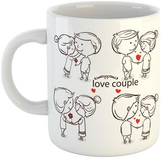 Love Couple Ceramic Mug - Couples Gifts;Valentines Day Gifts for Boyfriend;Anniversary Gifts for Him;His and Hers Gifts;Boyfriend Gift Husband Gifts by AshvahTM - Mug-1717