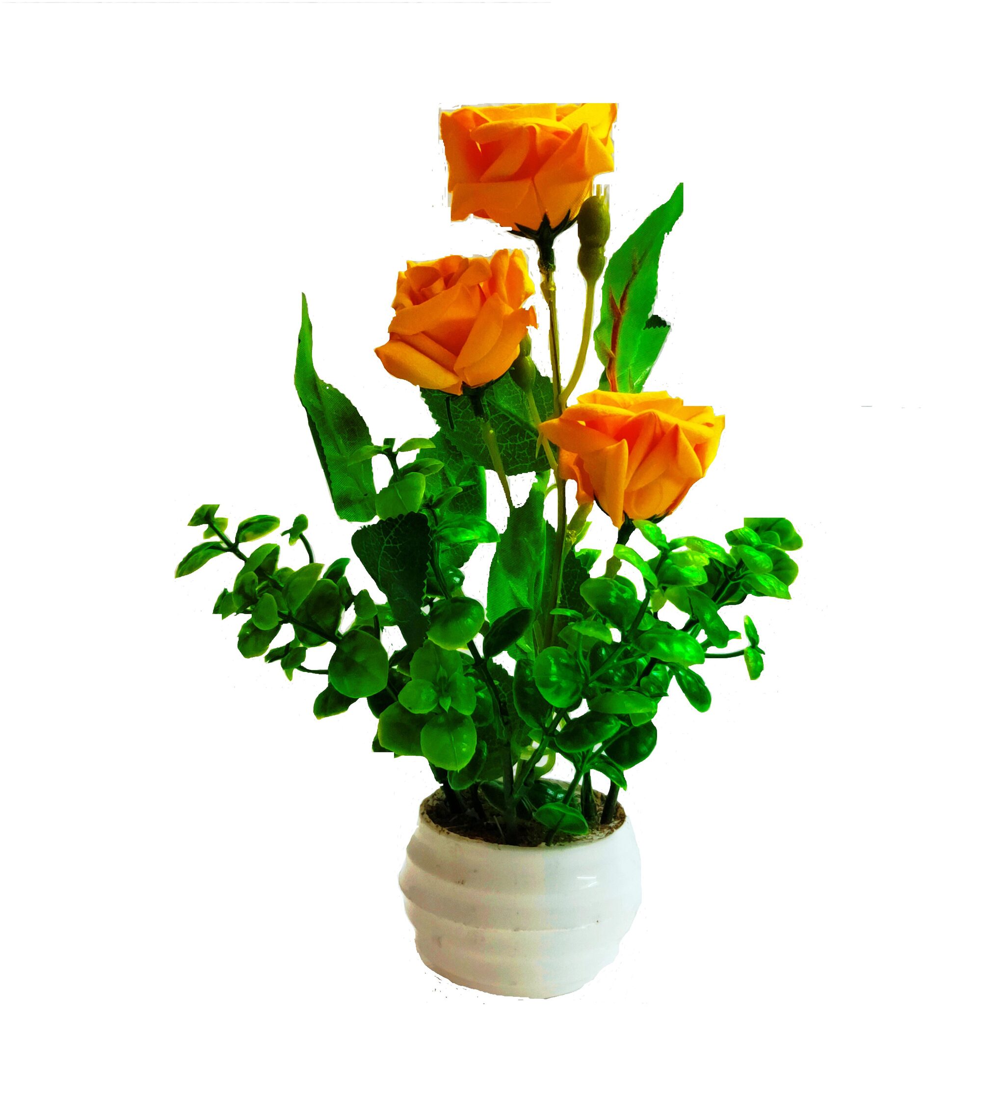 

Loxiaa Artificial Yellow Rose Flower Look Like Natural Home Decor