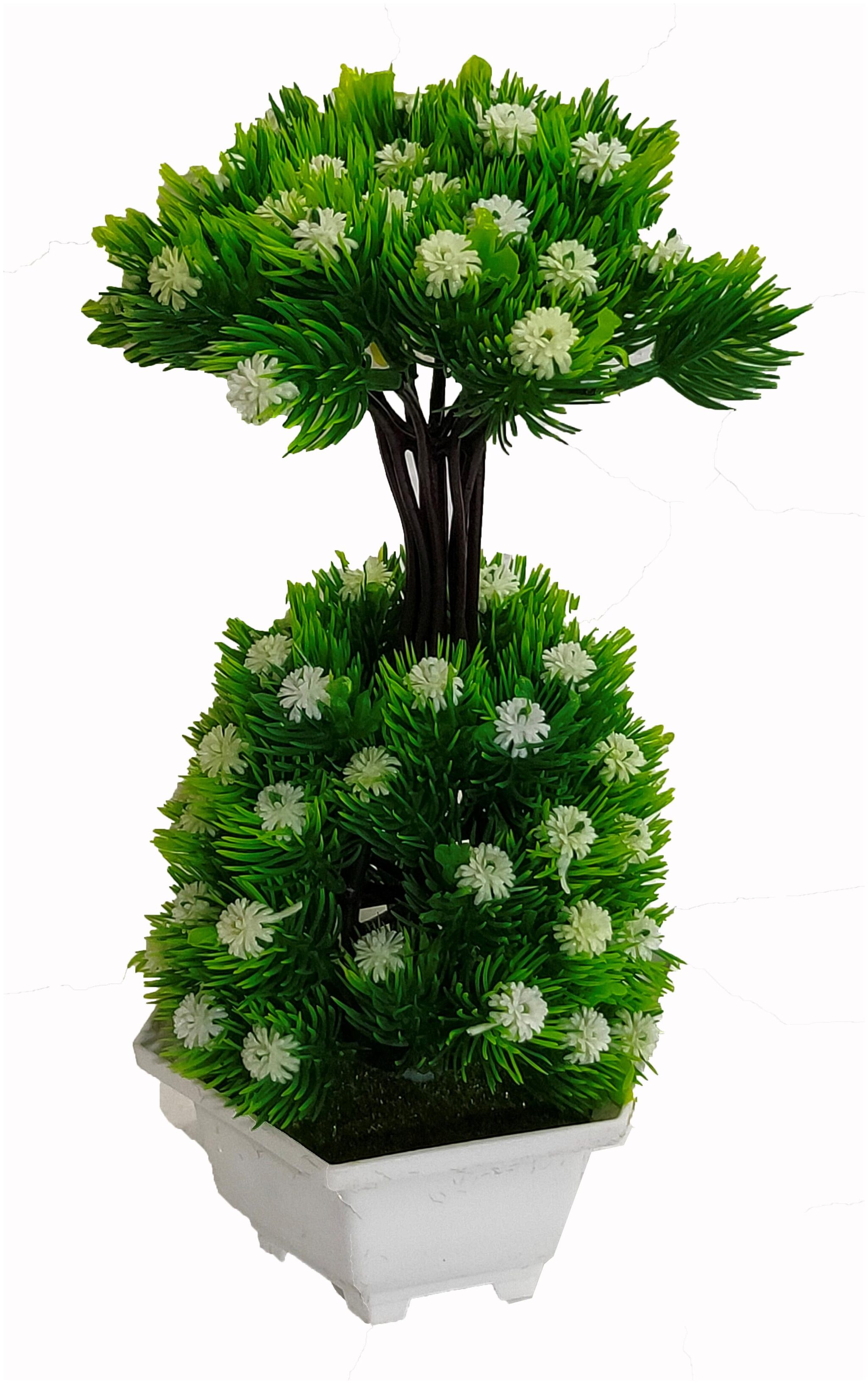 

Loxiaa Artificial White Bonsai Flower Look Like Natural Home Decor