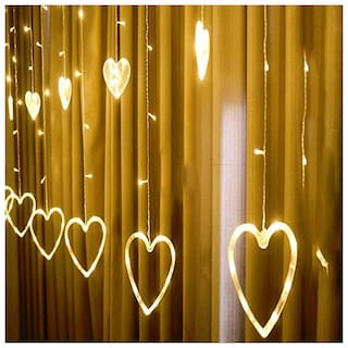 

Lpk Store Heart Shape Photo Clip Lights 16 Led 3 Meter Length Decoration For Home Patio Lawn Restaurants