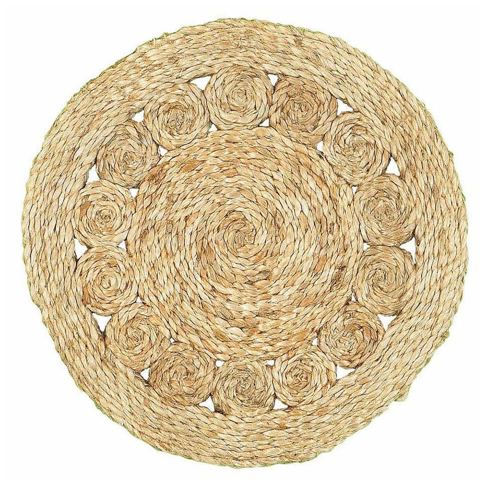 

Lr Home Natural Natural Jute Rotary Placemats - Set of Two