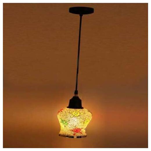 

Luck n Tuk Glass Pendant Ceiling Lamp -Set of 1