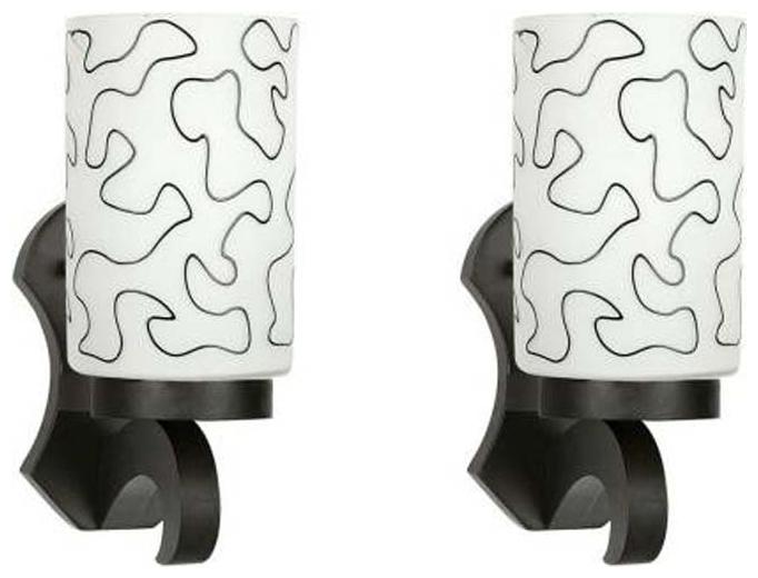 

Luck n Tuk Glass Wall Lamp -Set of 2