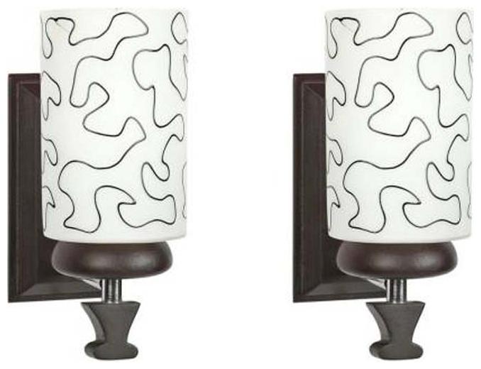 

Luck n Tuk Glass Wall Lamp -Set of 2