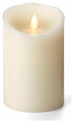 

Luminara 3 5 x 5 Classic Flameless Candle - Ivory Vanilla Scented