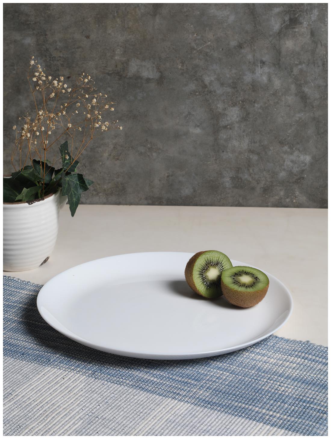 

Luminarc Round White Opalware Dinner set