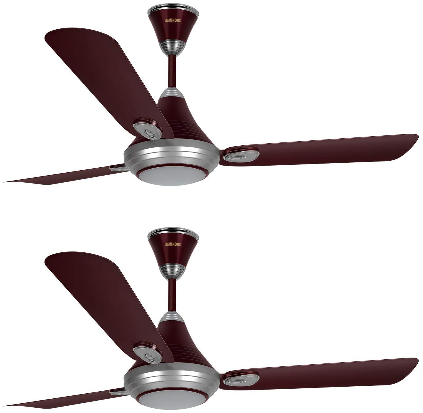 

Luminous 1200 mm Lumaire Ceiling Fan Wine Red (Pack of 2)